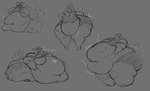 after_vore anthro belly big_belly big_breasts big_butt blobby breasts burping butt clothing female grey_background huge_belly huge_breasts huge_butt immobile morbidly_obese morbidly_obese_anthro morbidly_obese_female obese obese_anthro obese_female open_mouth overweight overweight_anthro overweight_female simple_background skull_and_crossbones solo tail tail_motion tailwag torn_clothing vore wardrobe_malfunction peachesperfume helluva_boss loona_(helluva_boss) 2024 collage_(artwork) hi_res monochrome sketch