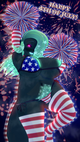 american_flag american_flag_bikini areola areola_slip armwear big_breasts big_pubes big_tail bikini bikini_bottom bikini_top breasts cheering cheerleading_pose choker clothed clothing elbow_gloves eyeshadow female female_humanoid fireworks flag_bikini flag_swimwear freckled_face freckled_legs freckled_thighs freckles gloves glowing glowing_eyes green_body green_hair green_skin hair handwear holidays huge_breasts huge_thighs ineffective_clothing jewelry legwear lipstick looking_at_viewer makeup necklace nipple_outline overweight overweight_female pattern_clothing pattern_gloves pattern_handwear pattern_legwear pink_eyes pointy_ears pom_poms pubes purple_eyeshadow purple_lipstick purple_makeup slightly_chubby slightly_chubby_female solo stars_in_hair striped_clothing striped_gloves striped_handwear striped_legwear stripes swimwear tail talking_to_viewer text thick_tail thick_thighs thigh_highs thighs_together two-piece_swimsuit united_states_of_america wide_hips mistyy_dark_story_(artist) 4th_of_july koikatsu sall_(mistyy_draws) alien alien_humanoid humanoid 3d_(artwork) 9:16 absurd_res digital_media_(artwork) hi_res