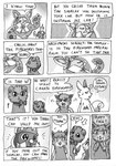 10_panel_comic 2014 ambiguous_gender anthro biped black_nose black_text bodily_fluids bow_ribbon comic dialogue ellipsis english_text espurr exclamation_point eyebrows eyelashes female feral flavia-elric floating fur generation_3_pokemon generation_5_pokemon generation_6_pokemon greyscale group hi_res inkay looking_at_another monochrome mouth_closed nintendo open_mouth paws pokemon pokemon_(species) pokemon_mystery_dungeon purrloin question_mark reuniclus sparkles sparkling_eyes speech_bubble spike_chunsoft sweat sweatdrop tail talking_to_another text x_eye zangoose