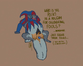 4_arms 4_eyes animal_genitalia anus big_pubes bigenital blue_body blue_fur body_hair clothing costume dialogue egg egg_sex_toy erection fool's_hat fur genitals happy_trail hat headgear headwear intersex jester_outfit long_tail multi_arm multi_eye multi_limb oviposition presenting pubes sex_toy sheath sitting solo tail teats text vaginal_oviposition vulva whiskers muddymaggot mauvit'fur du'wehyi english_text hi_res nonbinary_(lore)