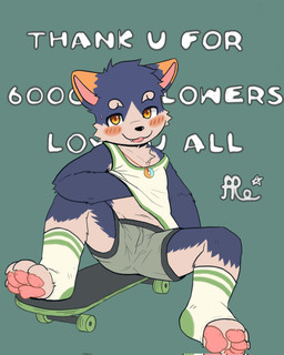 4_toes anthro blush bodily_fluids bottomwear clothing feet footwear front_view green_background hand_on_chest jewelry kemono male necklace pawpads pink_pawpads shirt shorts simple_background sitting sitting_on_skateboard skateboard socks solo stirrup_socks sweat tank_top text toes topwear vehicle white_clothing white_footwear white_socks young frostar52 canid canine canis domestic_dog mammal english_text hi_res