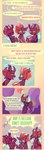 bodily_fluids bucket container female horn insect_wings male prank text vomit wings sockiepuppetry friendship_is_magic hasbro my_little_pony ocellus_(mlp) thorax_(mlp) arthropod changeling absurd_res comic english_text hi_res