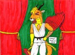 anthro art_challenge curtains feathers fire_opal_(gem) karate male markers solo study crajfushiryu85 european_mythology greek_mythology mythology avian dragon dragon_phoenix humanoid mythological_avian mythological_bird mythological_creature mythological_firebird mythological_scalie phoenix phoenix_dragon scalie green red hi_res marker_(artwork) traditional_media_(artwork)