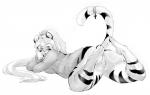 3_toes anus blush bottomless butt claws cross feline female hindpaw legs_up looking_at_viewer lying mammal monochrome on_front paws plain_background pose pussy shebeast solo sweater tiger toes tongue tongue_out white_background
Rating: Explicit
Score: 21
User: AmebaRap
Date: February 03, 2014