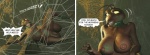 anthro arachnid arthropod breasts bugsblasters comic dialogue digital_media_(artwork) duo english_text female lorddarke nipples spider text