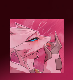 ahegao anthro blue_eyes bodily_fluids chain female fur hair looking_pleasured saliva solo sticker sticker_pack tongue white_body white_fur white_hair adetuddymax nintendo pokemon generation_5_pokemon legendary_pokemon pokemon_(species) reshiram hi_res