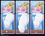 anthro areola balls big_areola big_balls big_breasts big_nipples big_penis black_sclera bodily_fluids breasts cock_vore dipstick_ears duo ear_markings endosoma exclamation_point extreme_size_difference foreskin foreskin_play fur genital_fluids genitals gynomorph heart_symbol huge_areola huge_balls huge_breasts huge_nipples huge_penis hyper hyper_balls hyper_genitalia hyper_penis intersex intersex/intersex low-angle_view macro micro multicolored_body multicolored_ears multicolored_fur neck_tuft nipples nude penile penis precum precum_string safe_vore size_difference smile soft_vore thick_thighs tuft two_tone_body two_tone_fur vore white_body wide_hips willing_prey thisnameistaken bandai_namco digimon anon digimon_(species) humanoid renamon comic hi_res