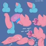 1:1 alien angel_(lilo_and_stitch) animal_genitalia balls close-up disembodied_hand disembodied_penis disney duo english_text erection experiment_(lilo_and_stitch) flat_colors fully_sheathed genitals hi_res lilo_and_stitch male model_sheet penis penis_tip sequence sheath spiked_penis spikes spikes_(anatomy) stitch_(lilo_and_stitch) syntex tapering_penis text