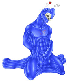 abs anthro aroused asphyxiation bdsm bone bound breath_play clothing encasement erection erection_under_clothing gag gasping_for_air glistening glistening_body halo hands_behind_back heavy_bondage helpless kneeling latex male muffled paws restriction skintight_bondage skull skull_gag solo spread_legs spreading tenting tight_clothing willing_snuff conditional_dnp samagthrav2 halo_(series) microsoft xbox_game_studios alien kig-yar ruuhtian scalie hi_res