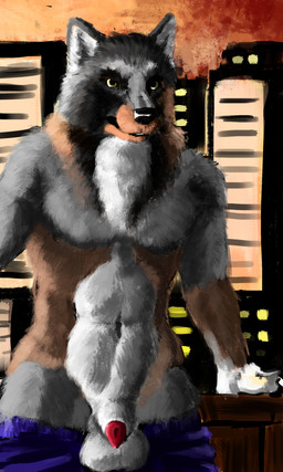 animal_genitalia balls biped bottomwear bottomwear_down building burning_building city clothed clothing destruction featureless_chest fire front_view genitals male pants pants_down partially_clothed penis sheath skyscraper smile solo standing sunset topless underwear yellow_eyes aquila_chrysaetos canid canine canis domestic_dog mammal 3:5 absurd_res digital_media_(artwork) digital_painting_(artwork) half-length_portrait hi_res painting_(artwork) portrait