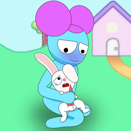 age_difference anthro balls blush duo erection female genitals handjob loli male male/female nude penile penis sex shota size_difference white_body young young_anthro young_female young_male young_on_young younger_male luxxynsfw adult_swim cartoon_network come_and_learn_with_pibby bun_bun_(pibby) pibby_(pibby) animal_humanoid humanoid lagomorph leporid mammal rabbit 1:1 colored digital_drawing_(artwork) digital_media_(artwork) hi_res