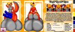 4_balls anthro balls big_balls big_butt big_penis butt genitals huge_balls huge_butt huge_penis hyper hyper_balls hyper_butt hyper_genitalia hyper_penis male multi_balls multi_genitalia penis solo text myrisdraws canid canine fox hellfox mammal 7:3 absurd_res english_text hi_res model_sheet