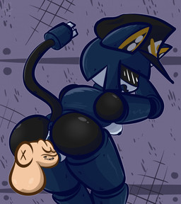 anthro anus balls breasts butt disembodied_penis duo female female_penetrated genitals machine male male/female male_penetrating male_penetrating_female penetration penile penile_penetration penis penis_in_vagina sex solo_focus vaginal vaginal_penetration thefablednekos nek0byte domestic_cat felid feline felis mammal robot 2017 dated digital_media_(artwork) hi_res