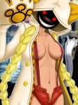 blazblue blush breasts clothing female grin human navel open_shirt pubes red_eyes shirt shorts solo suspenders taokaka unknown_artist
Rating: Explicit
Score: 6
User: Test-Subject_217601
Date: March 17, 2012
