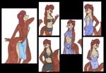 anthro backless_clothing backless_dress barely_visible_genitalia barely_visible_pussy bottomwear breasts cleavage clothed clothing female genitals looking_at_viewer pussy skirt solo translucent translucent_clothing tabbiewolf debbye_evans mammal rodent sciurid tree_squirrel