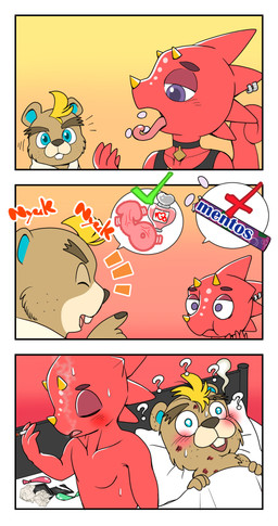 after_sex alternative_fashion anthro bed blush bodily_fluids choker cigarette condom duo filled_condom furniture goth jewelry male male/male necklace red_body red_scales scales sexual_barrier_device smoking sweat tissue mujina_uranoya animal_crossing nintendo c.j._(animal_crossing) flick_(animal_crossing) beaver chameleon lizard mammal reptile rodent scalie comic hi_res