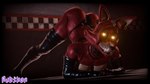 anthro ass_up black_nose clothing crossgender ear_piercing female glowing glowing_eyes hair jack-o'_pose leather leather_clothing looking_at_viewer machine piercing pose red_body red_hair solo rubikon_(artist) five_nights_at_freddy's scottgames foxy_(fnaf) foxy_(rubikon) animatronic canid canine fox mammal robot 16:9 3d_(artwork) digital_media_(artwork) hi_res widescreen