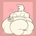 anthro back_rolls bag beady_eyes bedroom_eyes belly belly_overhang big_belly big_breasts big_butt black_eyes blush breasts butt dialogue fat_arms fat_rolls female food food_container fur glistening glistening_eyes holding_bag holding_breast holding_food holding_object huge_belly huge_breasts huge_butt hyper hyper_belly looking_at_viewer looking_back looking_back_at_viewer love_handles morbidly_obese morbidly_obese_anthro morbidly_obese_female narrowed_eyes nude obese obese_anthro obese_female open_mouth open_smile overweight overweight_anthro overweight_female paper_bag rear_view seductive smile smug solo standing teasing teasing_viewer text thick_thighs three-quarter_view weight_gain white_body white_fur wide_hips xero_(artist) beastars haru_(beastars) domestic_rabbit dwarf_rabbit lagomorph leporid mammal oryctolagus rabbit 2020 english_text portrait signature three-quarter_portrait