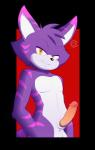 anthro balls black_nose erection fur genitals humanoid_genitalia humanoid_penis looking_at_viewer male nude orange_eyes penis pink_body pink_fur purple_body purple_fur simple_background smile solo stripes white_body white_fur jammiez sega sonic_the_hedgehog_(series) cheshire_thaddeus_felonious fan_character cheshire_cat_(species) domestic_cat felid feline felis mammal absurd_res alpha_channel hi_res