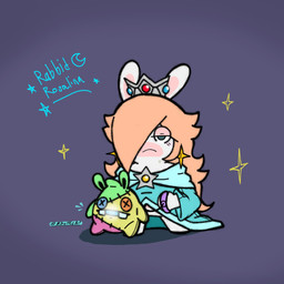 anthro bent_arm blonde_hair blue_background blush blush_lines bodily_fluids closed_frown clothed clothed_anthro clothed_female clothing crown dress ear_piercing featureless_crotch featureless_legs female female_anthro frown fur gem green_eyes gun hair hair_over_eye headgear holding_gun holding_object holding_ranged_weapon holding_weapon long_ears long_hair mitten_hands mouth_closed multicolored_body no_pupils piercing ranged_weapon ruby_(gem) sapphire_(gem) simple_background solo sparkles standing star_(shape) star_ear_piercing sweat tan_body tan_eyelids tan_inner_ear tan_skin teal_clothing teal_dress text two_tone_body weapon white_body white_fur vampkettleartz mario_bros mario_plus_rabbids_sparks_of_hope nintendo raving_rabbids rayman_(series) ubisoft rabbid_rosalina lagomorph mammal rabbid 1:1 2023 absurd_res artist_name character_name colored crossover digital_drawing_(artwork) digital_media_(artwork) english_description full-length_portrait hi_res portrait shaded simple_shading