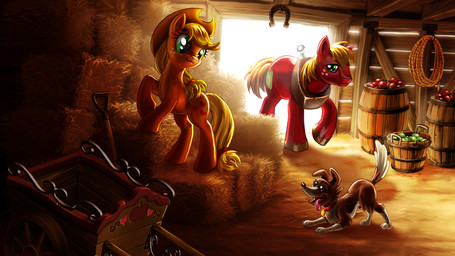 2013 apple applejack_(mlp) barn barrel big_macintosh_(mlp) blonde_hair bucket canine collar cowboy_hat cutie_mark dog equine female feral friendship_is_magic fruit green_eyes hair harwick hat hay horse horseshoe light male my_little_pony pony rope tongue tongue_out wagon winona_(mlp) wood
Rating: Safe
Score: 10
User: 2DUK
Date: October 01, 2013