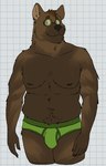 5_fingers anthro belly biped body_hair briefs brown_body brown_claws brown_eyebrows brown_fur brown_hair brown_inner_ear_fluff brown_nipples brown_nose bulge checkered checkered_background claws clothed clothing eyebrows eyewear fingers fur glasses green_briefs green_clothing green_eyes green_underwear hair happy_trail inner_ear_fluff looking_at_viewer male male_anthro markings multicolored_body navel nipples overweight overweight_anthro overweight_male partially_clothed partially_clothed_male pattern_background simple_background slightly_chubby smile solo standing striped_arms striped_body striped_legs striped_markings stripes thick_thighs tuft underwear whiskers white_background white_sclera unsafescapewolf roads_yet_traveled mylo_(roads_yet_traveled) hyena mammal striped_hyena 2024 digital_drawing_(artwork) digital_media_(artwork) hi_res portrait three-quarter_portrait