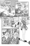 armor big_breasts bowsette_meme breasts broom cleaning_tool clothed clothing cloud comic crown dialogue dialogue_box dress ear_piercing english_text eyewear female flying glasses goggles hair hat headgear headwear helmet hi_res human humanoid jugem_(pencils) kamek koopa long_hair machine magikoopa male mammal mario_bros meme monochrome nintendo pencils_(artist) piercing power_armor scalie scar spiked_armor spiked_helmet spikes super_crown super_star tank text vehicle volcano