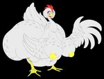 anthro belly big_breasts big_butt blue_eyes breasts butt female huge_breasts huge_butt hyper hyper_butt long_neck looking_at_viewer nipples overweight overweight_female ring semi-anthro simple_background transparent_background winged_arms wings yellow_nipples zuremow miranda_harriet avian bird chicken galliform gallus_(genus) phasianid absurd_res alpha_channel hi_res