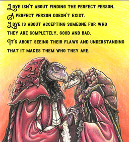 anthro beak clothed clothing cuddling duo elderly eyes_closed fangs fully_clothed gown hair hand_holding happy holidays hug love multi_limb nuzzling renaissance_clothing romantic romantic_ambiance romantic_couple ruff_(clothing) smile speech_bubble teeth tender tenderness text skekla_(artist) the_dark_crystal valentine's_day skekla_the_illustrator skeksil_the_chamberlain alien skeksis 2022 comic english_description english_text signature herm_(lore)