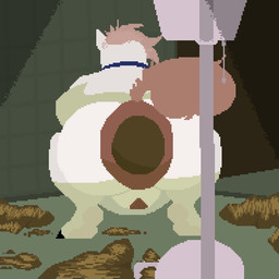 anthro anus bathroom big_anus big_butt blue_collar bodily_fluids brown_body brown_fur brown_hair butt claws collar crouching crowning_feces ejaculation fart fart_cloud feces feces_on_ground female female_pooping flickering_light fur genital_fluids genitals hair hand_on_ground huge_anus lights nude nude_anthro nude_female obese obese_anthro obese_female overweight overweight_anthro overweight_female pooping public_restroom puffy_anus raised_tail rear_view scatplay solo squat_toilet tail tail_motion tailwag toe_claws toilet toilet_use vaginal_fluids vaginal_squirting vulva white_body white_fur moomular the_moomins moomin 1:1 animated digital_media_(artwork) loop pixel_(artwork) pixel_animation short_playtime