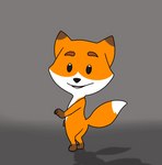 ambiguous_gender anthro butt fur kpart orange_body orange_fur solo ukraine young young_ambiguous young_anthro foxtrot_(copyright) foxtrot canid canine fox mammal foxy_(disambiguation)