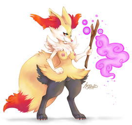 2013 aurora-sparkle braixen breasts canine claws digitigrade female fennec fluffy_tail fox looking_at_viewer magic nintendo nude pawpads plain_background pokémon pussy red_eyes solo standing stick video_games white_background wide_hips
Rating: Explicit
Score: 51
User: ippiki_ookami
Date: November 12, 2013