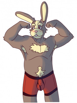 anthro armpit_hair biped black_seam_boxer_briefs black_seam_underwear blush body_hair boxer_briefs boxer_briefs_only buckteeth bulge chest_hair clothed clothing colored_seam_underwear detailed_bulge elderly flexing fur genital_outline grey_body grey_fur male mature_anthro mature_male multicolored_clothing multicolored_underwear penis_outline pink_nose red_boxer_briefs red_clothing red_underwear simple_background solo standing tan_body tan_fur teeth topless two_tone_boxer_briefs two_tone_clothing two_tone_underwear underwear underwear_only white_background kayadult nintendo star_fox peppy_hare hare lagomorph leporid mammal 2016 hi_res portrait three-quarter_portrait