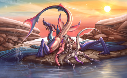 anal animal_genitalia animal_penis anthro anthrofied anus anus_pocket athletic athletic_anthro athletic_male big_penis big_tail black_claws bodily_fluids butt butt_grab claws clitoral_hood clitoris cum cum_from_vagina cum_in_vagina cum_in_water cum_inside cum_on_ground detailed_background dorsal_fin dripping duo ejaculation erection excessive_cum excessive_genital_fluids feet fin fingers flared_penis flared_tapering_penis genital_fluids genital_slit genital_slit_penis genitals gills hand_on_butt happy holding_penis horn huge_penis intersex intersex/male intersex_rimming_male interspecies knot knotted_penis knotted_tapering_penis larger_male leaking_cum long_neck long_penis long_tail long_tongue looking_pleasured lying lying_on_ground male maleherm maleherm/male messy multicolored_body muscular muscular_male narrowed_eyes nude on_ground open_mouth oral orgasm orgasm_face partially_submerged penile penis penis_size_difference presenting_genital_slit raised_leg red_eyes rimming saliva saliva_drip scales scaly_tail serpentine sex size_difference slit_penis smaller_intersex smile spikes spikes_(anatomy) spread_legs spreading squish sticky sun tail tail_fin tapering_penis tongue tongue_out tonguejob two_tone_body unusual_anatomy unusual_genitalia unusual_penis vaginal_fluids vulva warm_lighting water wet wet_body wet_penis white_body wide_hips wings yellow_eyes reinkorn mythology velux aquatic dragon lizard mythological_creature mythological_scalie reptile scalie snake better_version_at_paywall hi_res