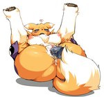 <3 anus areola big_butt black_sclera blue_eyes blush breasts butt canine chest_tuft clitoris digimon dildo female female_ejaculation fox fur insertion kishibe leg_grab legs_up lying mammal nipples nude on_back open_mouth orange_fur penetration plain_background pussy pussy_juice renamon sex_toy solo tuft two_tone_fur vaginal vaginal_insertion vaginal_penetration vibrator white_background
Rating: Explicit
Score: 38
User: voldosbt
Date: February 23, 2014