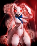 anthro big_breasts blood bodily_fluids bow_(feature) bow_in_front bow_tie breasts clothing costume female glowing glowing_eyes knife nipple_outline nude solo thick_thighs wide_hips jaynatorburudragon five_nights_at_freddy's five_nights_at_freddy's:_security_breach scottgames steel_wool_studios vanny_(fnaf) human lagomorph leporid mammal rabbit 2020 absurd_res hi_res