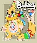 color_swatch feral male markings solo tribal tribal_markings almy game_freak nintendo pokemon bobby_(bws) buizel generation_4_pokemon pokemon_(species) shiny_pokemon absurd_res hi_res