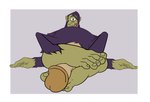 1_eye aroused aroused_face aroused_male autofootjob erection fangs feet feet_crossed feet_on_penis foot_fetish foot_focus foot_play fur genitals hairy half-closed_eyes humanoid_feet humanoid_genitalia humanoid_hands looking_at_viewer looking_down looking_down_at_penis lying male masturbation narrowed_eyes on_back overweight overweight_male penis plantigrade purple_body purple_fur rounded_ears simple_background slightly_chubby slightly_chubby_male smile smiling_at_viewer smirk smirking_at_viewer solo spread_arms spread_legs spreading teeth bob-jiggles american_dragon:_jake_long disney disney_channel stan_lipkowski cyclops humanoid troll_(mythology) absurd_res hi_res