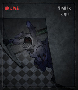 1_arm 1_eye 3_toes 4_fingers anthro aroused balls big_balls big_penis biped bodily_fluids bow_tie bow_tie_only checkered checkered_floor dripping endoskeleton erection exposed_wires faceless faceless_character faceless_male feet fingers fluffy fluffy_tail fur genital_fluids genitals glans glowing glowing_eyes humanoid_genitalia humanoid_penis inside joints leaking_precum long_ears machine male male_anthro metal missing_arm monotone_balls monotone_body monotone_feet monotone_fur monotone_genitals monotone_hands monotone_inner_ear monotone_markings monotone_penis monotone_tail mostly_nude night nude overweight overweight_anthro overweight_male paws penis plantigrade precum precum_drip precum_on_floor precum_on_ground precum_squirt purple_balls purple_body purple_ears purple_fur purple_hands purple_paws purple_tail rabbit_ears raised_tail red_bow_tie red_eyes saliva saliva_drip saliva_on_ground security_room short_fur short_tail simple_background small_tail solo standing tail tall teeth text thick_penis three-quarter_view toes vein veiny_penis wire kendryzak third-party_edit five_nights_at_freddy's five_nights_at_freddy's_2 scottgames withered_bonnie_(fnaf) animatronic lagomorph leporid mammal rabbit robot 2026 absurd_res digital_drawing_(artwork) digital_media_(artwork) english_text hi_res shaded sketch