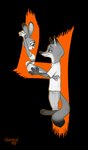 2020 absurd_res anthro black_background bottomwear canid canine carrying_another clothed clothing disney dubstepina duo female flat_chested fox fully_clothed fur hi_res judy_hopps lagomorph leporid male mammal nick_wilde open_mouth open_smile pants rabbit red_fox shirt shorts simple_background smile standing t-shirt topwear true_fox zootopia