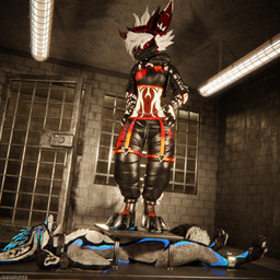 animal_genitalia animal_penis anthro anthro_on_anthro arms_tied ball_crush ball_squeeze balls basement bdsm biped black_body black_boots black_clothing black_footwear black_fur black_shoes blue_body blue_fur blue_penis bodily_fluids bondage boot_on_balls boot_on_penis boots bottomwear bound breasts canine_genitalia canine_penis claws clothed clothing cock_and_ball_torture cockbox crush cuff_(restraint) cum cum_dripping_from_penis cum_on_penis demonic depth_of_field dominant duo erection feet female flat_balls foot_crush foot_fetish foot_on_balls foot_on_penis foot_play footwear fur genital_fluids genital_torture genitals goth_boots grey_body grey_fur hair hindpaw inside jacket knot leather leather_boots leather_clothing leather_footwear leather_jacket leather_topwear legs_tied legwear male male/female metal_cuffs moan multicolored_body nude on_ground open_mouth orgasm pain pants paws penis penis_squeeze piercing prison prison_cell reflection restraints sex shoes shoes_on slim slim_anthro slim_male slim_sub smile standing standing_on_balls submissive submissive_male tail topwear torture trampling white_body white_fur dragonplayer dragonplayer_(character) iris_prodigy canid canine canis fox hybrid jex mammal nardoragon rexouium 1:1 3d_(artwork) absurd_res blender_(artwork) blender_cycles_(artwork) digital_media_(artwork) hi_res