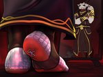 anthro claws clothing crush duo extreme_size_difference feet foot_fetish foot_focus foot_play footwear male male/male micro size_difference socks soles stirrup_socks stuck_to_foot toe_claws underfoot saaxon baldur's_gate baldur's_gate_3 dungeons_and_dragons hasbro larian_studios wizards_of_the_coast the_dark_urge_(baldur's_gate) dragonborn_(dnd) humanoid scalie 4:3 hi_res