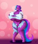 anthro big_breasts blush breasts cleavage clothed clothing embarrassed eyewear female glasses horn huge_breasts panties solo thick_thighs torn_clothing underwear 09hankris hasbro my_little_pony mythology equid equine mammal mythological_creature mythological_equine unicorn absurd_res hi_res