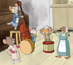accessory anthro babysitter barefoot bow_(feature) bow_accessory bow_ribbon bowed_string_instrument cello clothing dress drum eyes_closed eyewear feet female glasses group hair_accessory hair_bow hair_ribbon male micro music_rehearsal musical_instrument percussion_instrument playing playing_music ribbons smile standing string_instrument tambourine grabael ernest_and_celestine celestine_(ernest_and_celestine) mandarine_(ernest_and_celestine) margotine_(ernest_and_celestine) melusine_(ernest_and_celestine) miss_tulip_(ernest_and_celestine) bear brown_bear grizzly_bear house_mouse mammal mouse murid murine rodent ursine hi_res source_request