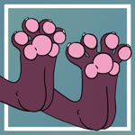 ambiguous_gender anthro brown_body brown_fur claws curling_toes feet foot_shot fur hindpaw pawpads paws pink_pawpads simple_background soles solo spread_toes teal_background toe_claws toes white_claws k0l0se0s theenyface mammal 1:1 2022 animated digital_media_(artwork) flat_colors icon no_sound short_playtime webm