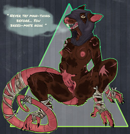 anthro aroused bodily_fluids breasts cum_request dialogue feet female fur genital_fluids genitals hood impregnation_request insemination_request looking_at_viewer mostly_nude nipples offering_sex presenting presenting_vulva requesting scar scars_all_over sitting solo spread_legs spread_vulva spreading text toes vaginal_fluids vulva wrappings whitefeathersrain warhammer_(franchise) mammal rodent skaven 2021 absurd_res english_text hi_res