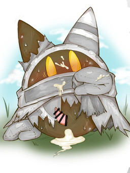 after_sex animal_ears anthro armless blush blush_lines bodily_fluids brown_body brown_fur censor_bar censored_genitalia censored_penis clothing cloud cum cum_from_ass cum_in_ass cum_inside cum_on_face cum_on_ground cum_on_hand damaged_clothing floating_hands front_view fur genital_fluids genitals grass grey_clothing hand_on_ground ineffective_censorship leaking_cum legless looking_at_viewer male mouthless not_furry penis pink_penis plant shocked solo sweat sweatdrop tapering_penis yellow_eyes karin21785 kirby's_return_to_dream_land_deluxe kirby_(series) nintendo magolor waddling_head 2023 censored digital_drawing_(artwork) digital_media_(artwork) full-length_portrait hi_res japanese_description portrait