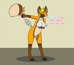 anthro biped black_markings blonde_hair breast_growth breasts brown_markings cat_tail countershade_fur countershade_torso countershading crotch_tuft dialogue dipstick_tail eyebrows female fox_tail fur gender_transformation growth hair hand_under_breast looking_back_at_self markings mtf_transformation nipples nude open_mouth orange_body orange_fur raised_eyebrow seductive solo species_transformation standing tail tail_markings tail_transformation takeover tan_body tan_countershading tan_fur text transformation tuft white_body white_fur yellow_eyes fox0808 dune_(fox0808) sedire_(deiser) 2018 colored english_text