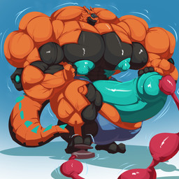 anthro balls balls_expansion big_balls big_muscles big_pecs big_penis blue_nipples blue_penis erection expansion foot_pump genital_expansion genitals growth hose hose_in_penis hose_in_urethra hose_inflation huge_balls huge_muscles huge_pecs huge_penis hyper hyper_balls hyper_genitalia hyper_muscles hyper_pecs hyper_penis inflation machine male muscle_growth muscular muscular_anthro muscular_male nipples pecs penetration penis penis_expansion smile solo tail urethral urethral_penetration vein veiny_muscles bobert zheko android robot scalie synth_(vader-san) 1:1 2020 hi_res
