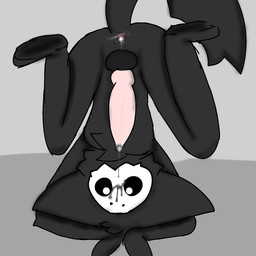 anthro bodily_fluids cum cum_in_ass cum_inside cum_on_face gaping genital_fluids genitals knot knotted_penis male penis upside_down cintruwz changed_(video_game) puro_(changed) 1:1 hi_res
